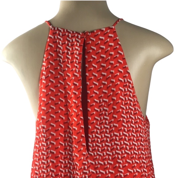 Charles Henry Geometric Flowy Tank Shift Dress SzM - Picture 6 of 10